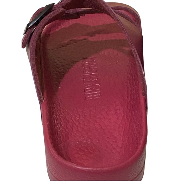 Birkenstock Authentic Euro Version Deep Plum 3 Strap Sandals - Picture 6 of 16